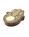 Floral Hamsa Tealight Candle Holder Floral Hamsa Tealight Candle Holder